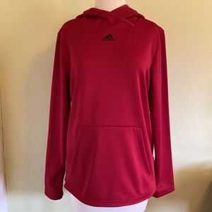 Adidas Red Sweater Hoodie